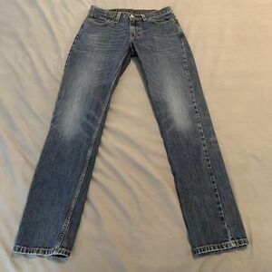Levis 511 Jeans Mens 29x32 Blue Medium Wash Slim‎ Fit Stretch Denim Pants Casual